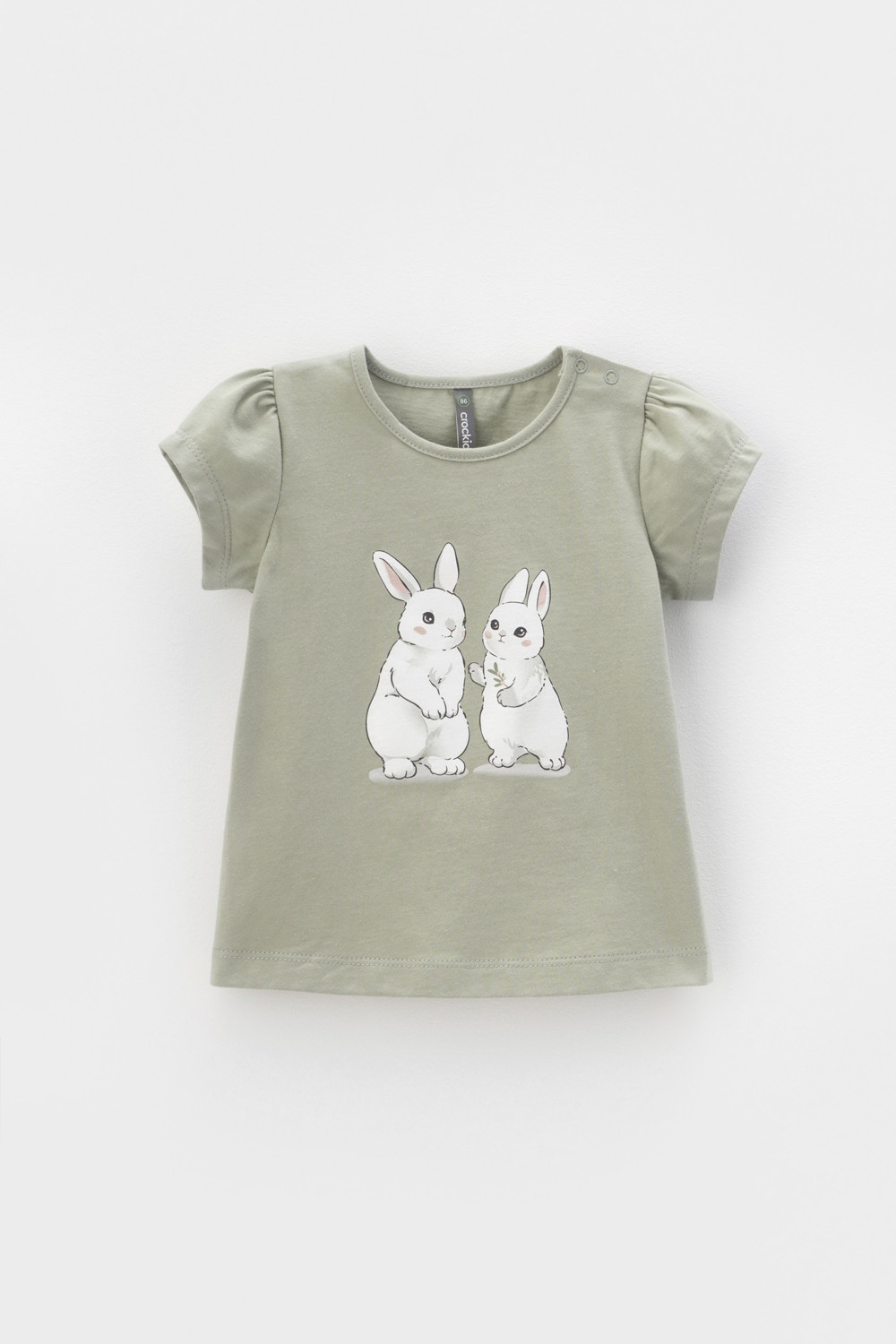 картинка Футболка для девочки Crockid КР 302260 оливковый хаки к435 от магазина детских товаров ALiSa