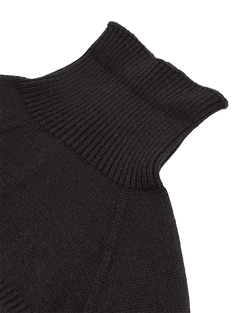 картинка Комплект шапка манишка для мальчика NIKASTYLE 12з16024 Черный от магазина детских товаров ALiSa