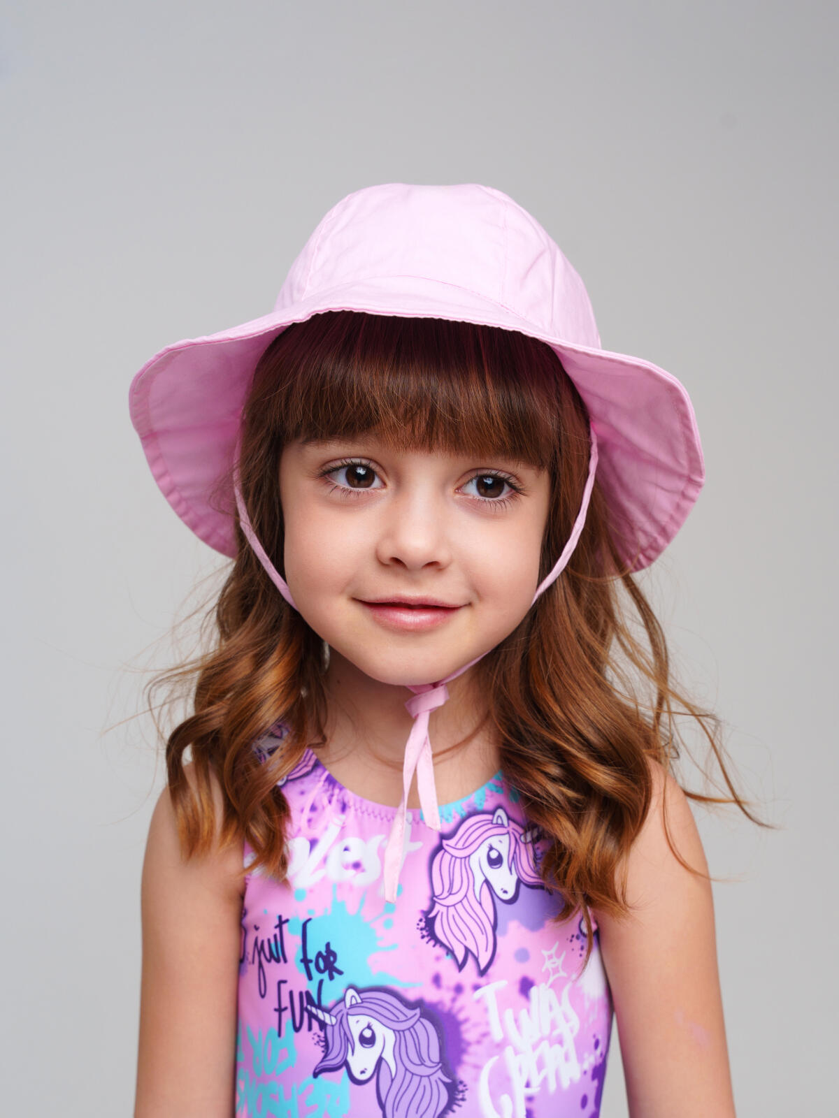 картинка Панама текстильная для девочки PL 12522067 Светло-розовый от магазина детских товаров ALiSa