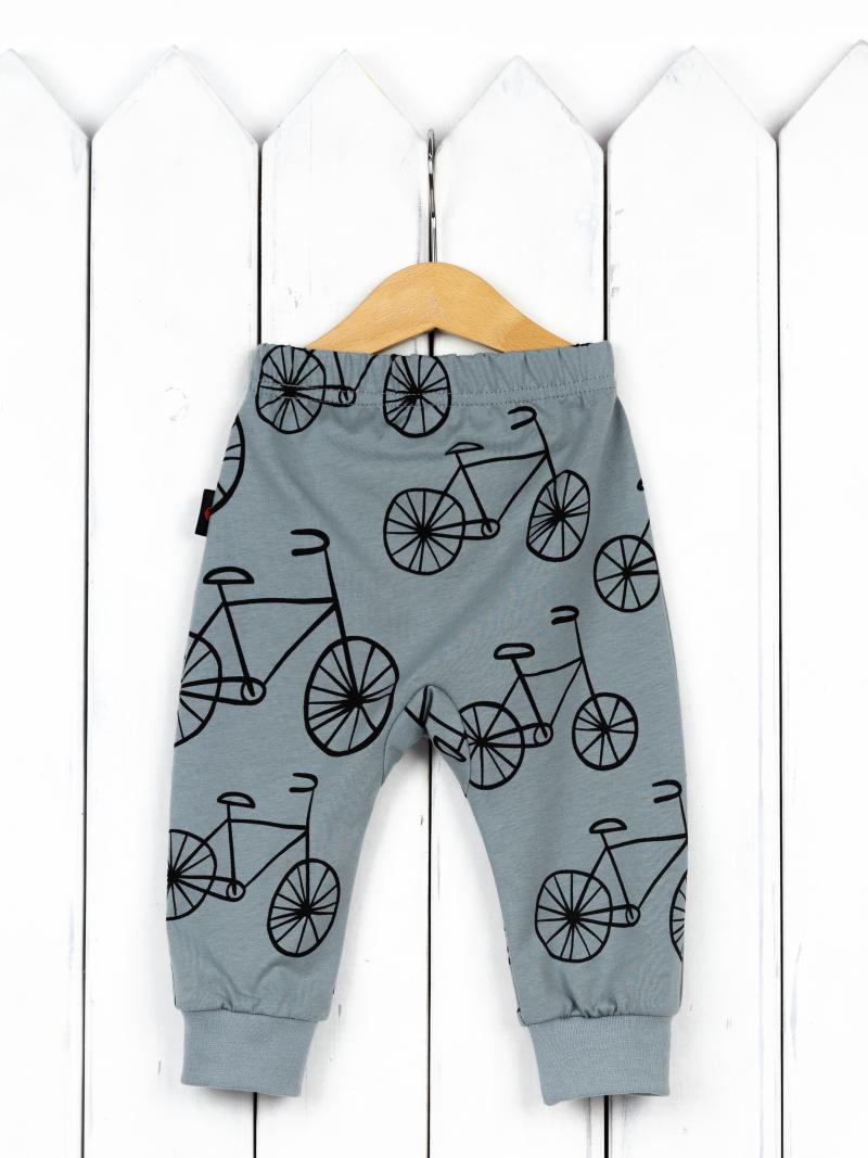 картинка Брюки для мальчика Baby Boom П47/48-К Велосипеды на турмалине я714 от магазина детских товаров ALiSa