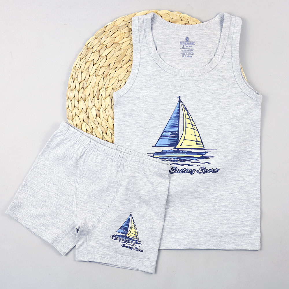 картинка Комплект для мальчика DR 2920-991 Серый Sailing Sport от магазина детских товаров ALiSa