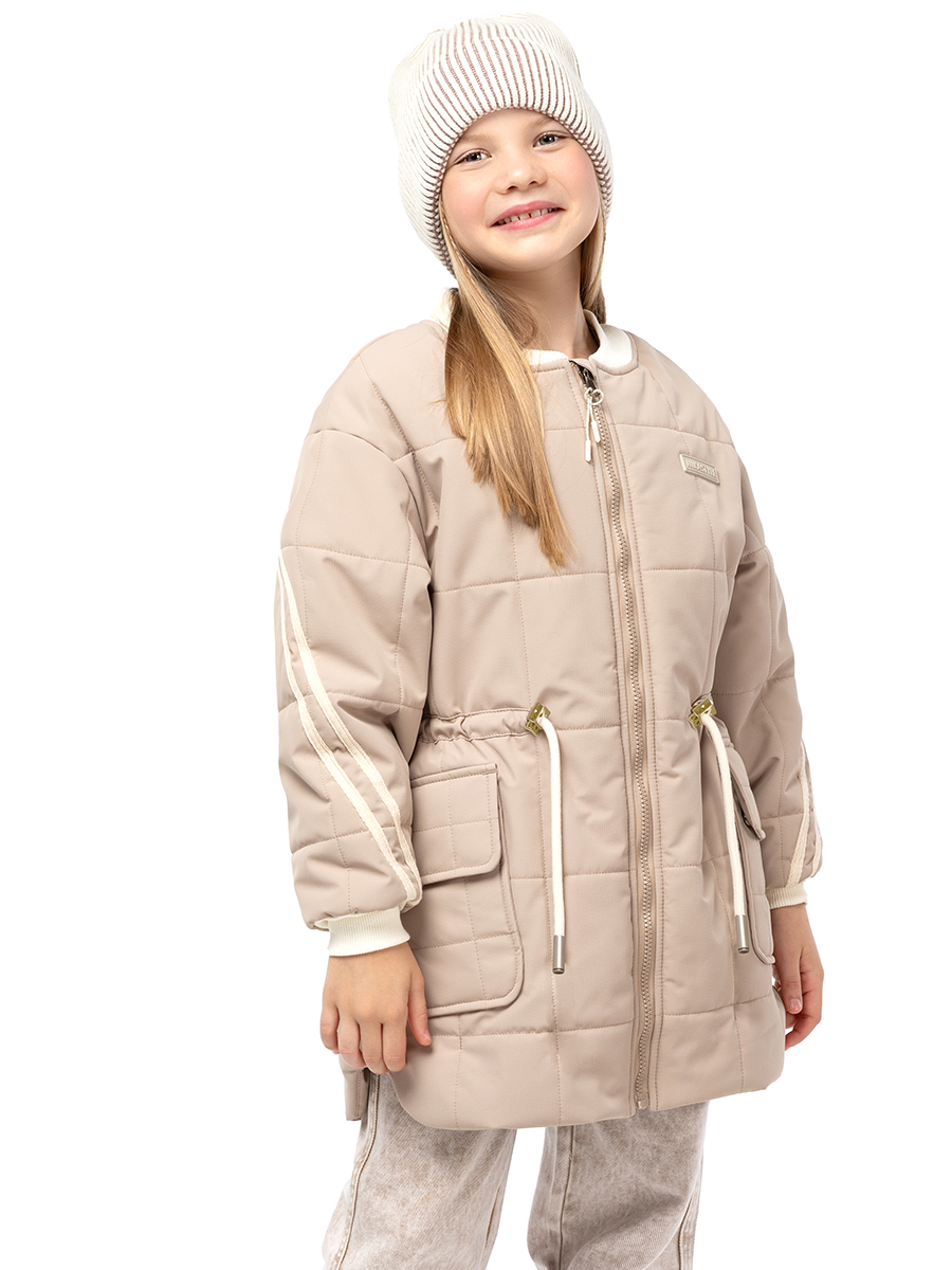 картинка Куртка утеплённая для девочки NIKASTYLE 4м5025 Латте от магазина детских товаров ALiSa