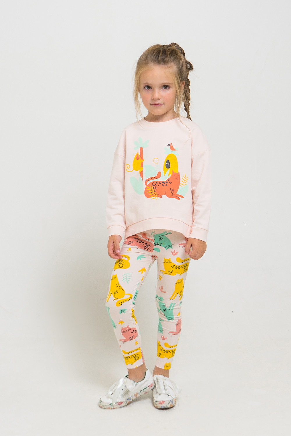 картинка Джемпер для девочки Crockid К 301301 бледно-персиковый к1262 от магазина детских товаров ALiSa