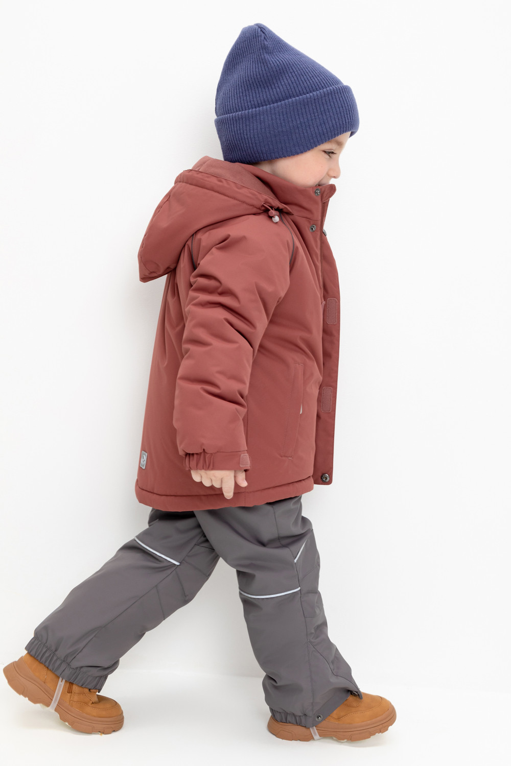 картинка Куртка зимняя для мальчика Crockid ВК 36085/1 ГР от магазина детских товаров ALiSa