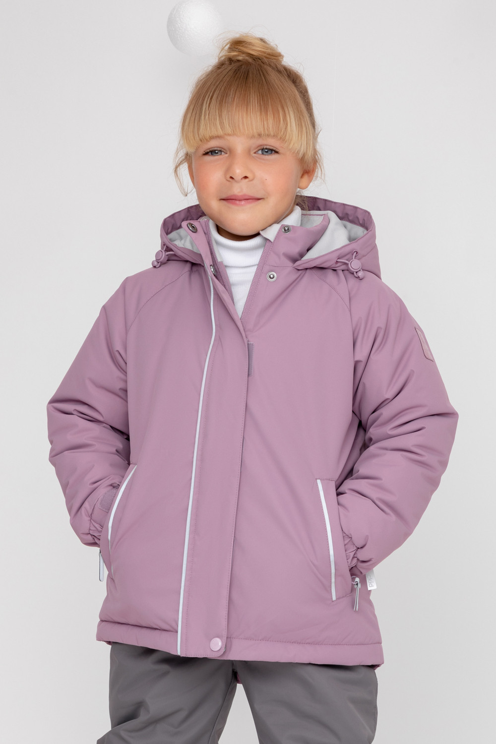 картинка Куртка зимняя для девочки Crockid ВК 38096/2 ГР ( 92-122) от магазина детских товаров ALiSa