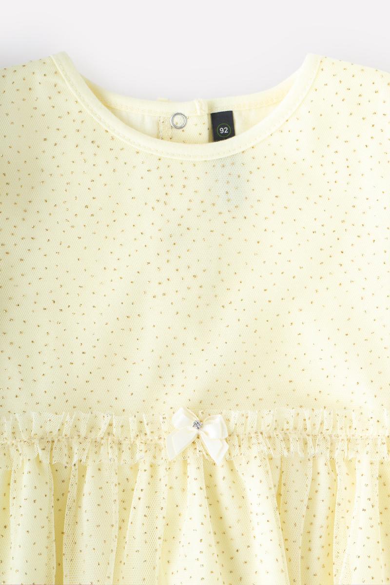 картинка Платье для девочки Crockid КР 5736 бледно-лимонный к319 от магазина детских товаров ALiSa