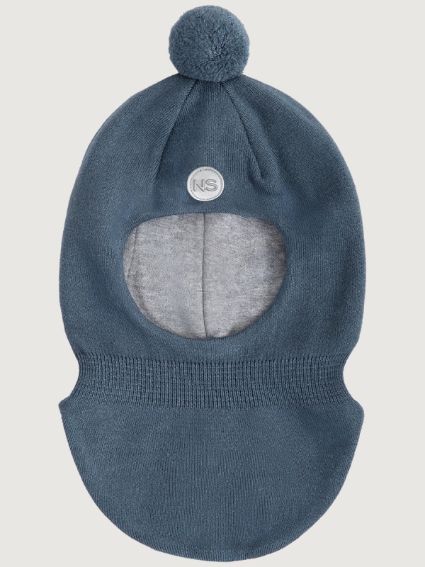 картинка Балаклава для мальчика NIKASTYLE 10м10125 Джинс от магазина детских товаров ALiSa