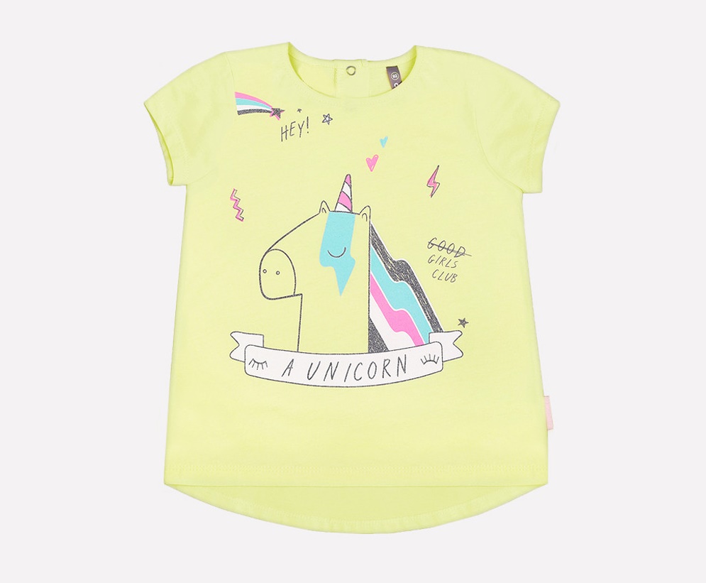 картинка Футболка для девочки Crockid КР 300614 бледно-желтый1 к201 от магазина детских товаров ALiSa