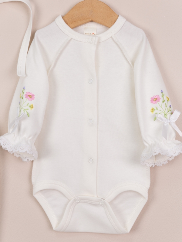 картинка Комплект для девочки Baby Boom КН165/1-И Молоко я737 от магазина детских товаров ALiSa