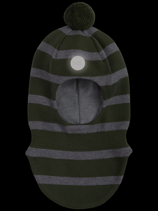 картинка Балаклава для мальчика NIKASTYLE 10м10125 Хаки серый от магазина детских товаров ALiSa