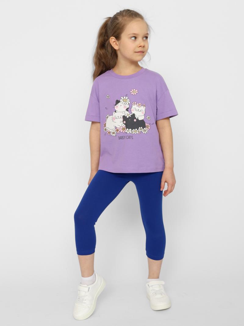 картинка Бриджи для девочки CSKG 70413-41 Темно-синий от магазина детских товаров ALiSa