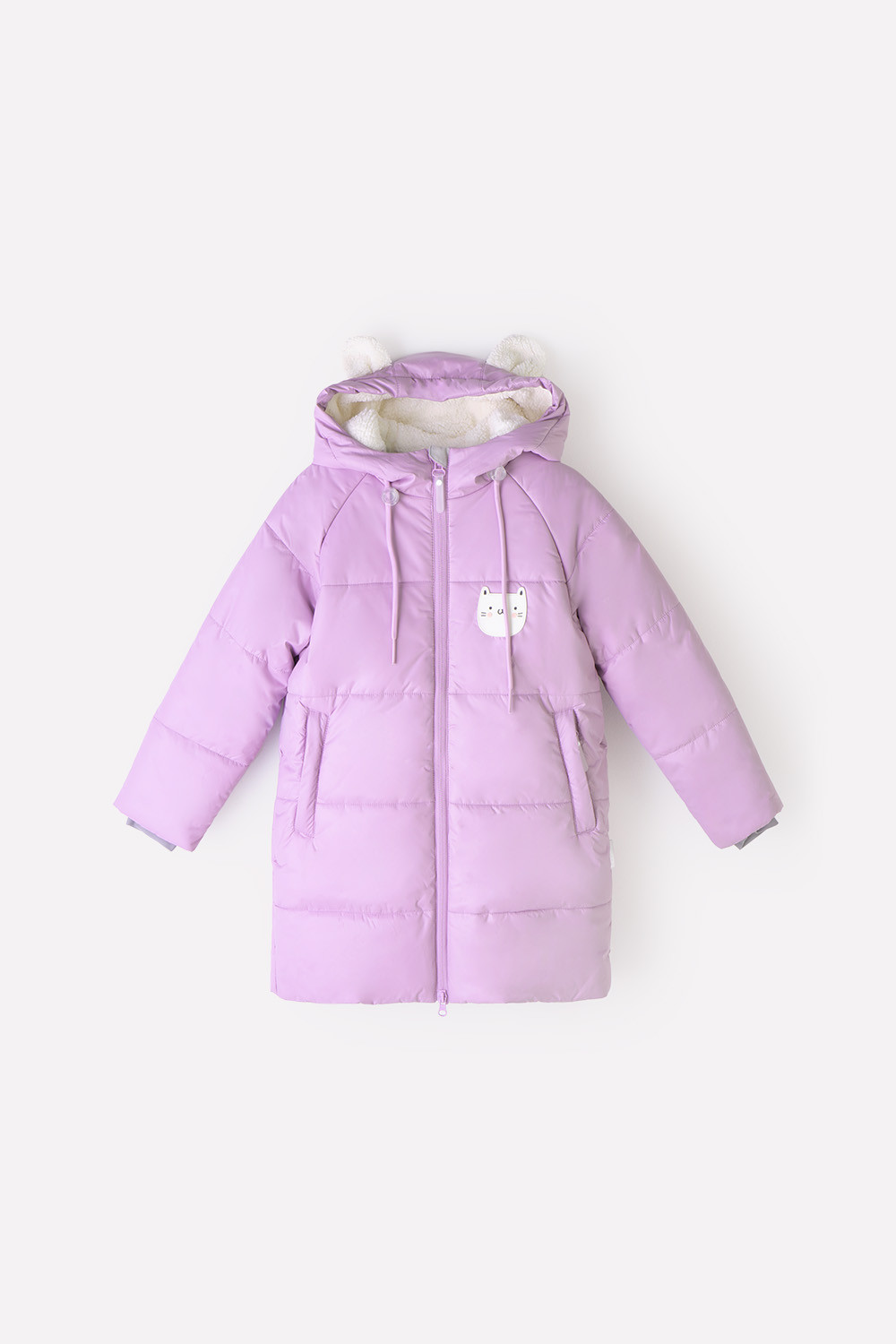 картинка Пальто зимнее для девочки Crockid ВК 38082/3 ГР от магазина детских товаров ALiSa