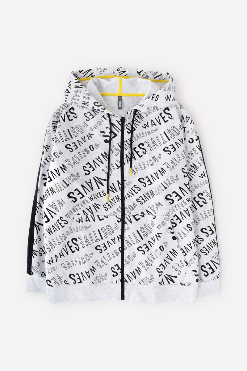 картинка Куртка для мальчика КБ 301789 светло-серый меланж к68 от магазина детских товаров ALiSa