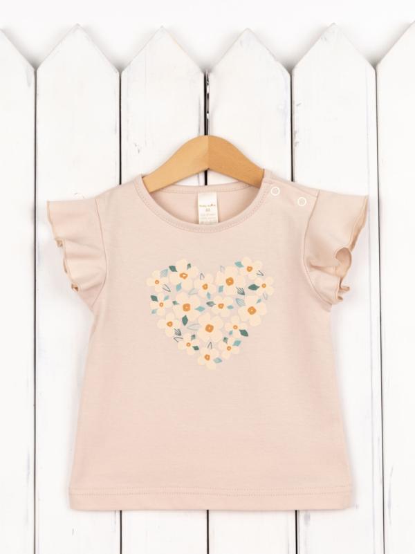 картинка Футболка для девочки Baby Boom Ф157/1-К Шампань от магазина детских товаров ALiSa