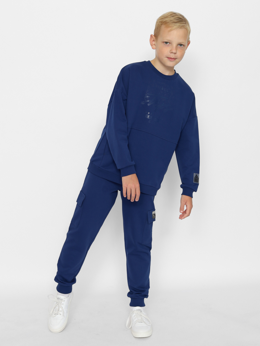 картинка Брюки для мальчика CWJB 70423-41-383 Темно-синий от магазина детских товаров ALiSa
