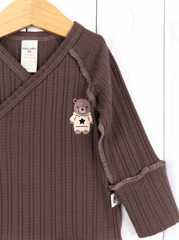 картинка Комплект детский Baby Boom КН154/2-Р Ажурная рибана Кофе я734 от магазина детских товаров ALiSa