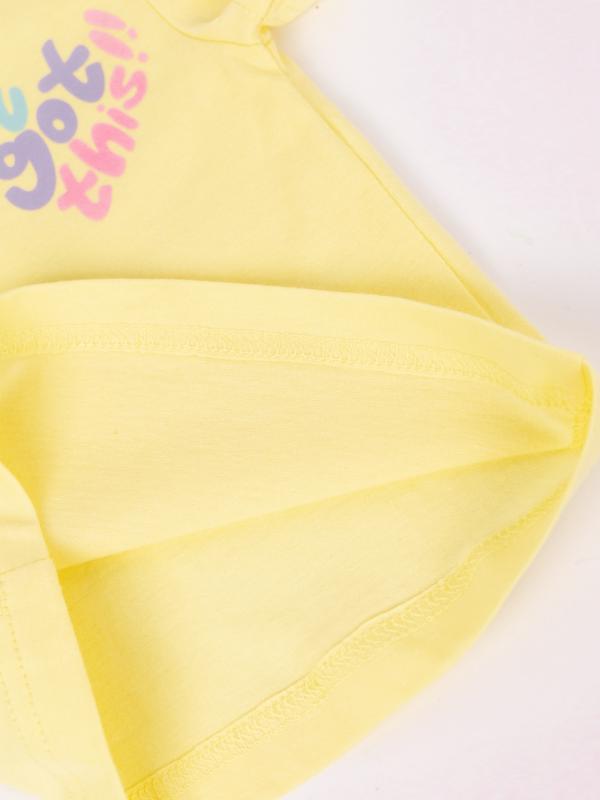 картинка Футболка для девочки Baby Boom Ф156/1-К Светло-жёлтый от магазина детских товаров ALiSa