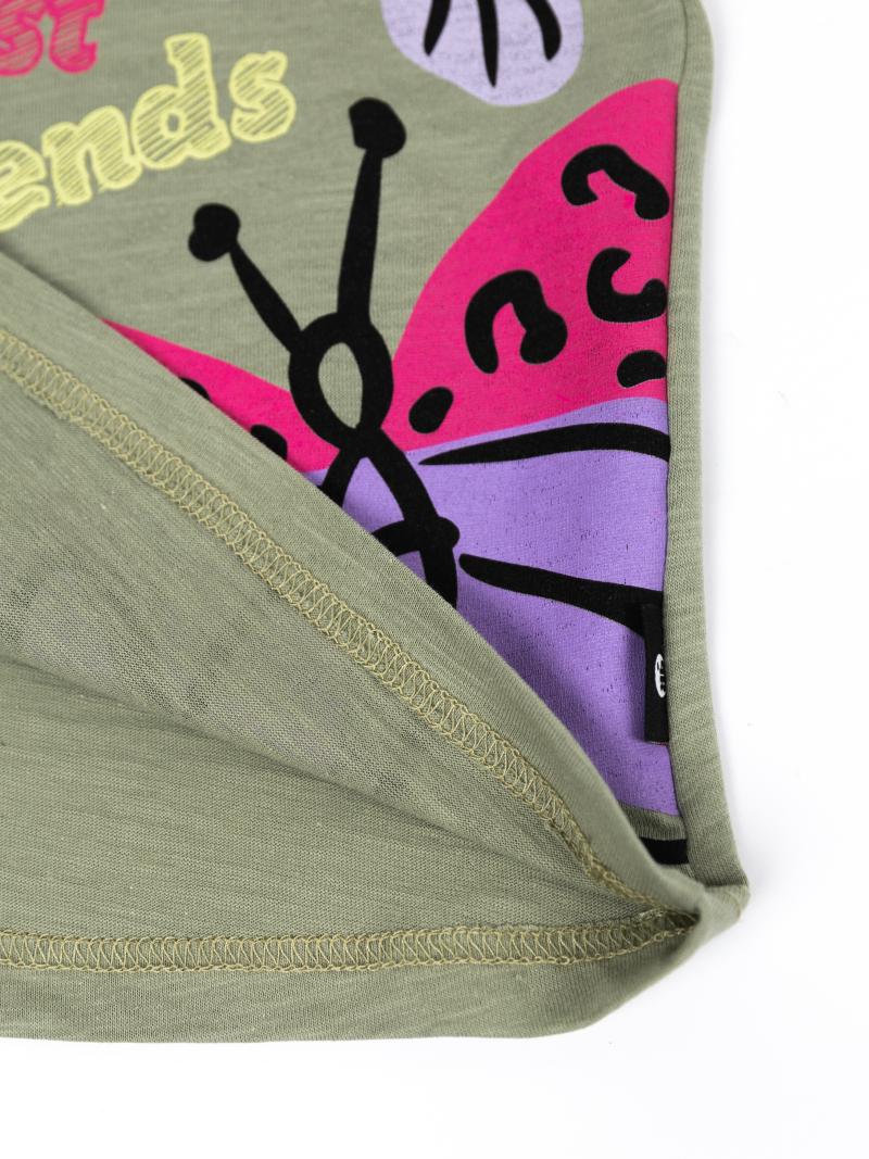 картинка Футболка для девочки Baby Boom Ф114/1-К Резеда бабочки Б111 от магазина детских товаров ALiSa