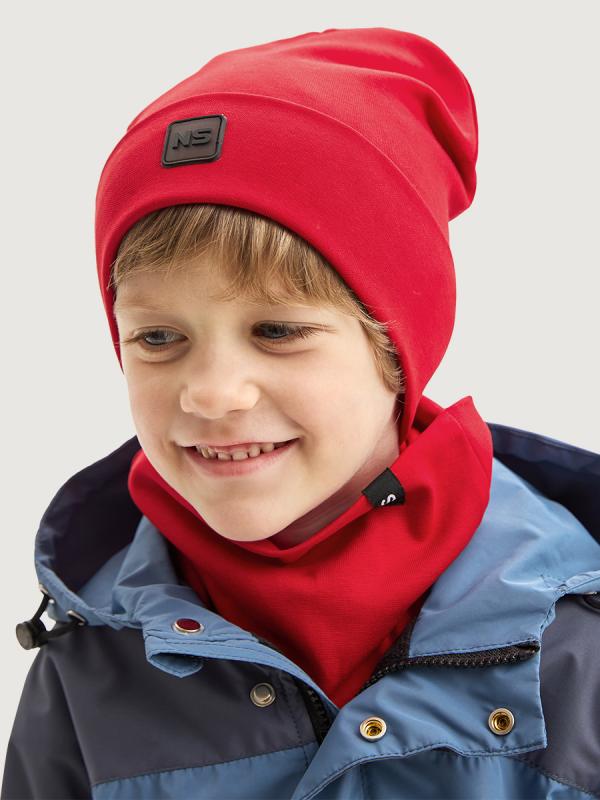 картинка Комплект деми шапка снуд для мальчика NIKASTYLE 12л12725 Чили от магазина детских товаров ALiSa