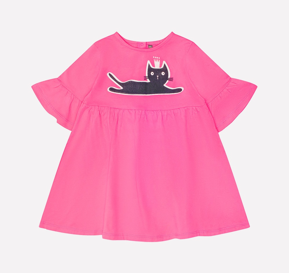 картинка Платье для девочки Crockid КР 5547 ярко-розовый к213 от магазина детских товаров ALiSa
