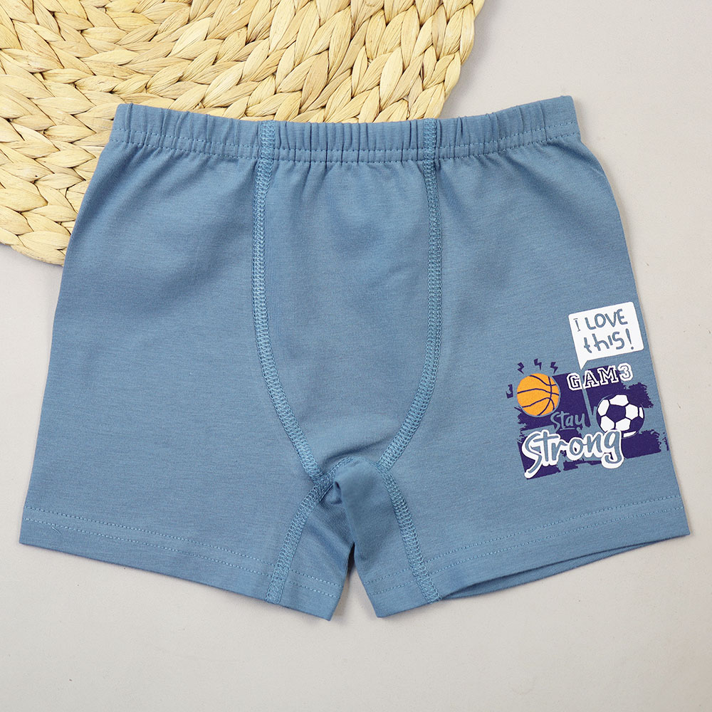 картинка Трусы боксеры для мальчика DR 3362-991 Темно-голубой Strong от магазина детских товаров ALiSa