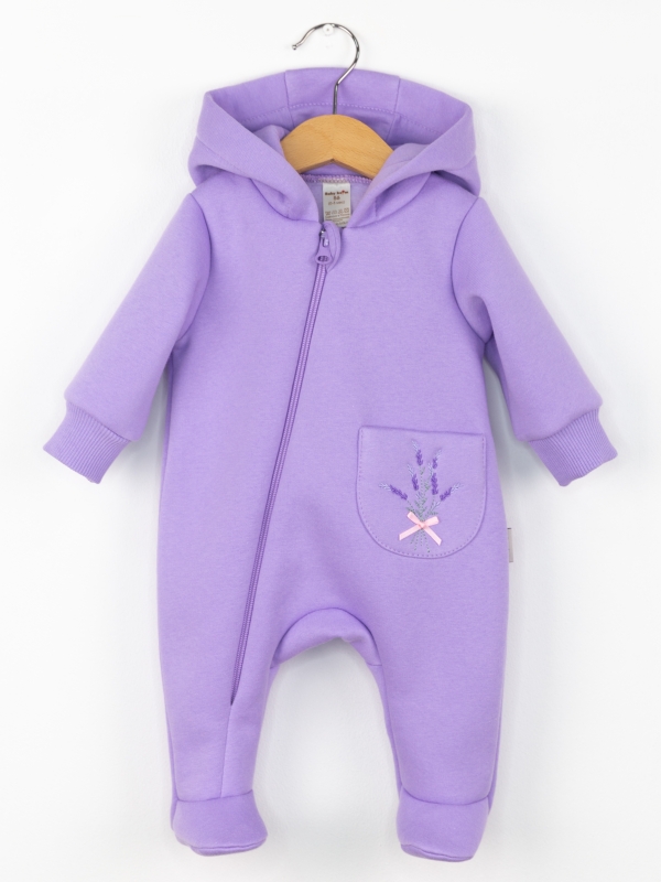 картинка Комбинезон с капюшоном Baby Boom К401/3-Ф Сиреневый я738 от магазина детских товаров ALiSa