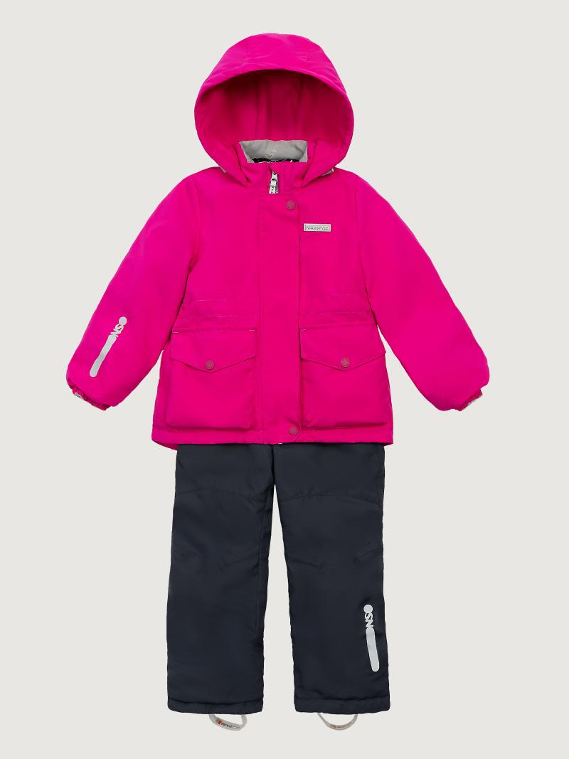 картинка Комплект утеплённый для девочки NIKASTYLE 7м2225 Фуксия графит от магазина детских товаров ALiSa