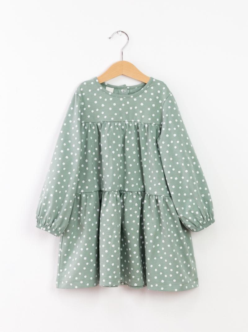 картинка Платье для девочки Baby Boom С181/2-К Snowballs полынь от магазина детских товаров ALiSa