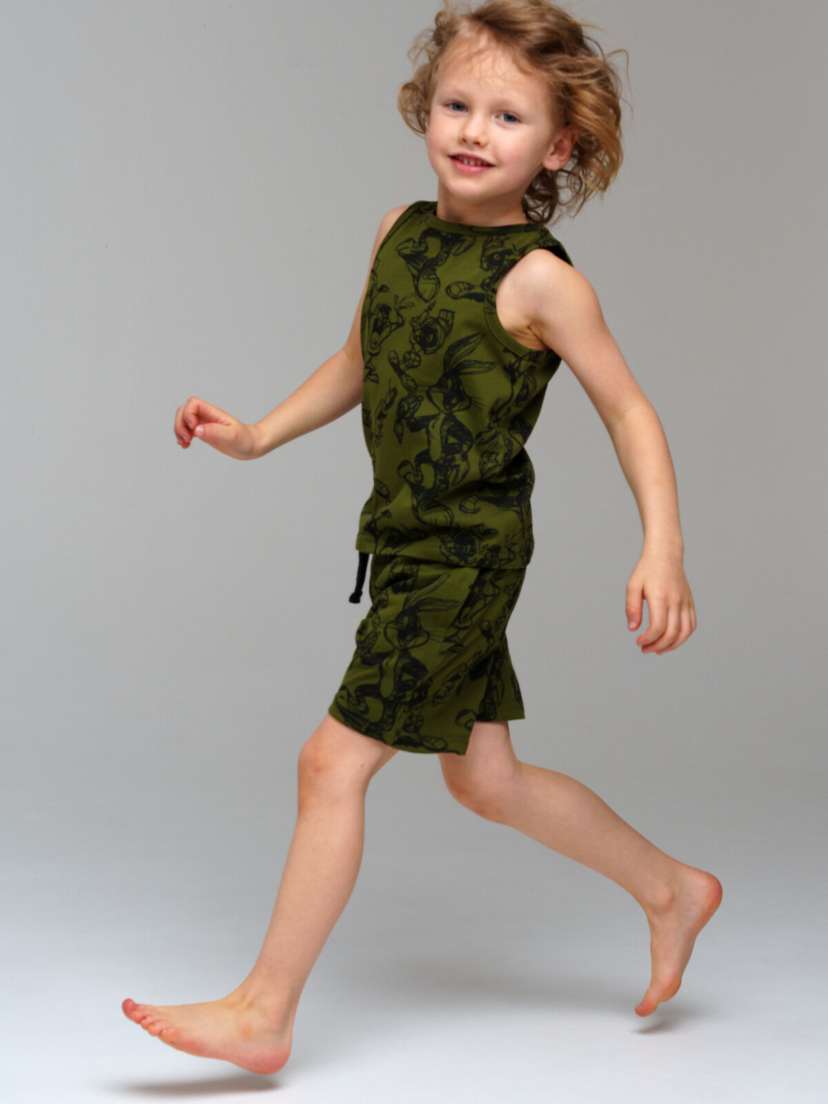 картинка Пижама для мальчика PL 12432006 Черный, хаки от магазина детских товаров ALiSa