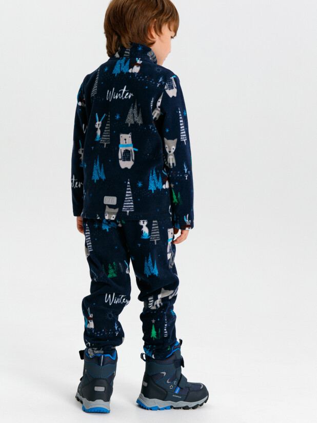 картинка Комплект флисовый для мальчика PL 32312138 куртка, брюки от магазина детских товаров ALiSa