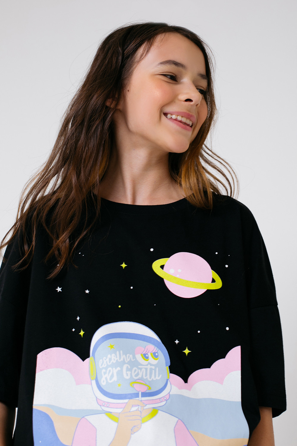 картинка Футболка для девочки КБ 301563 черный к63 от магазина детских товаров ALiSa