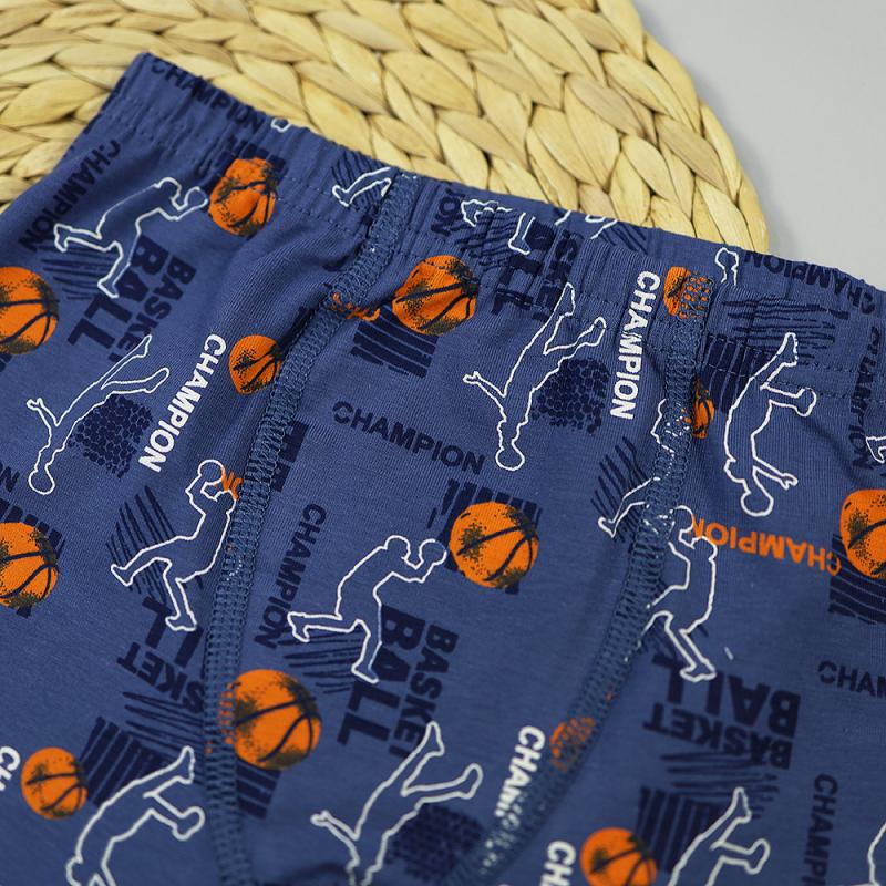 картинка Трусы боксеры для мальчика DR 3354-3331 Синий мячи от магазина детских товаров ALiSa