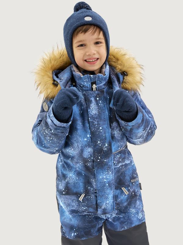 картинка Комбинезон для мальчика NIKASTYLE 8з3325 Деним Графит от магазина детских товаров ALiSa