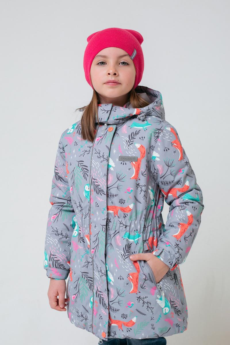 картинка Куртка зимняя для девочки Crockid ВК 38063/н/3 ГР от магазина детских товаров ALiSa