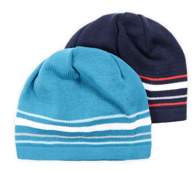 картинка Шапка детская Crockid К 223/2 черная красная бел полоска от магазина детских товаров ALiSa