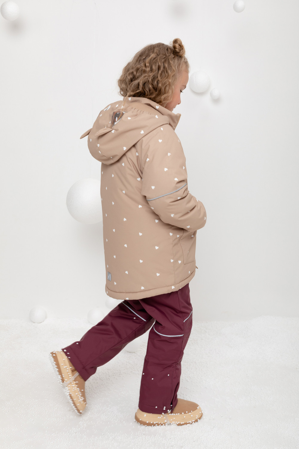 картинка Куртка зимняя для девочки Crockid ВК 38103/н/1 ГР от магазина детских товаров ALiSa