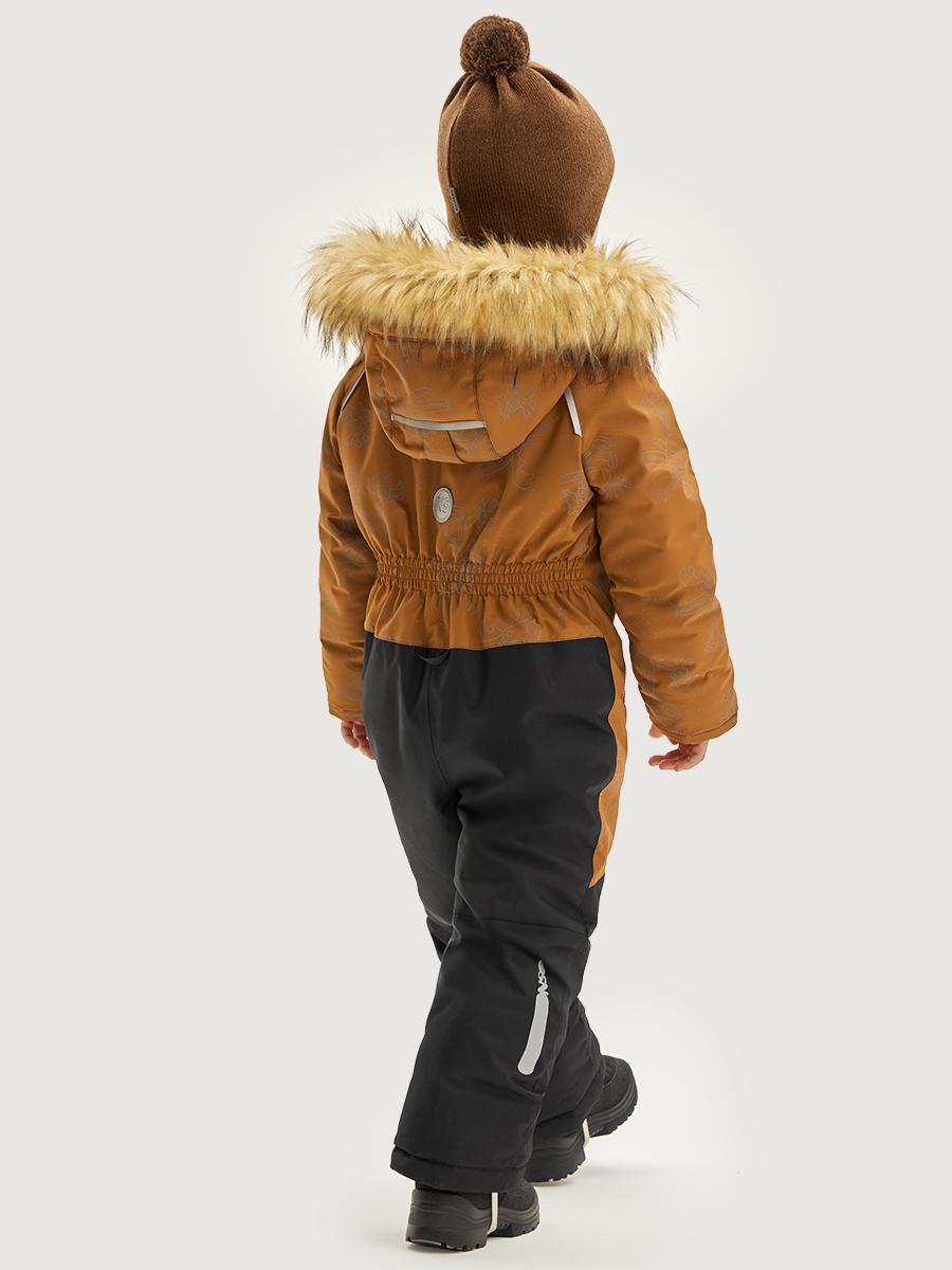 картинка Комбинезон для мальчика NIKASTYLE 8з0525 Кэмел Черный от магазина детских товаров ALiSa