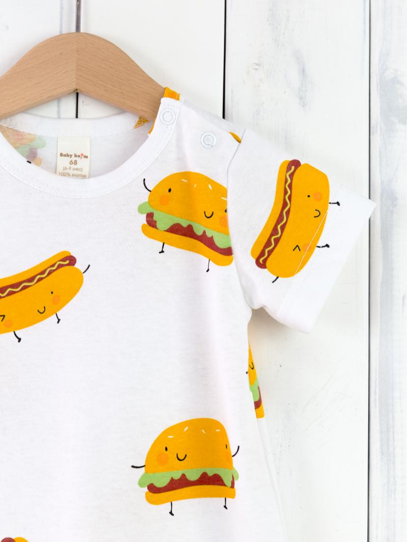 картинка Комбинезон для мальчика Baby Boom К324/3-К Хот дог от магазина детских товаров ALiSa