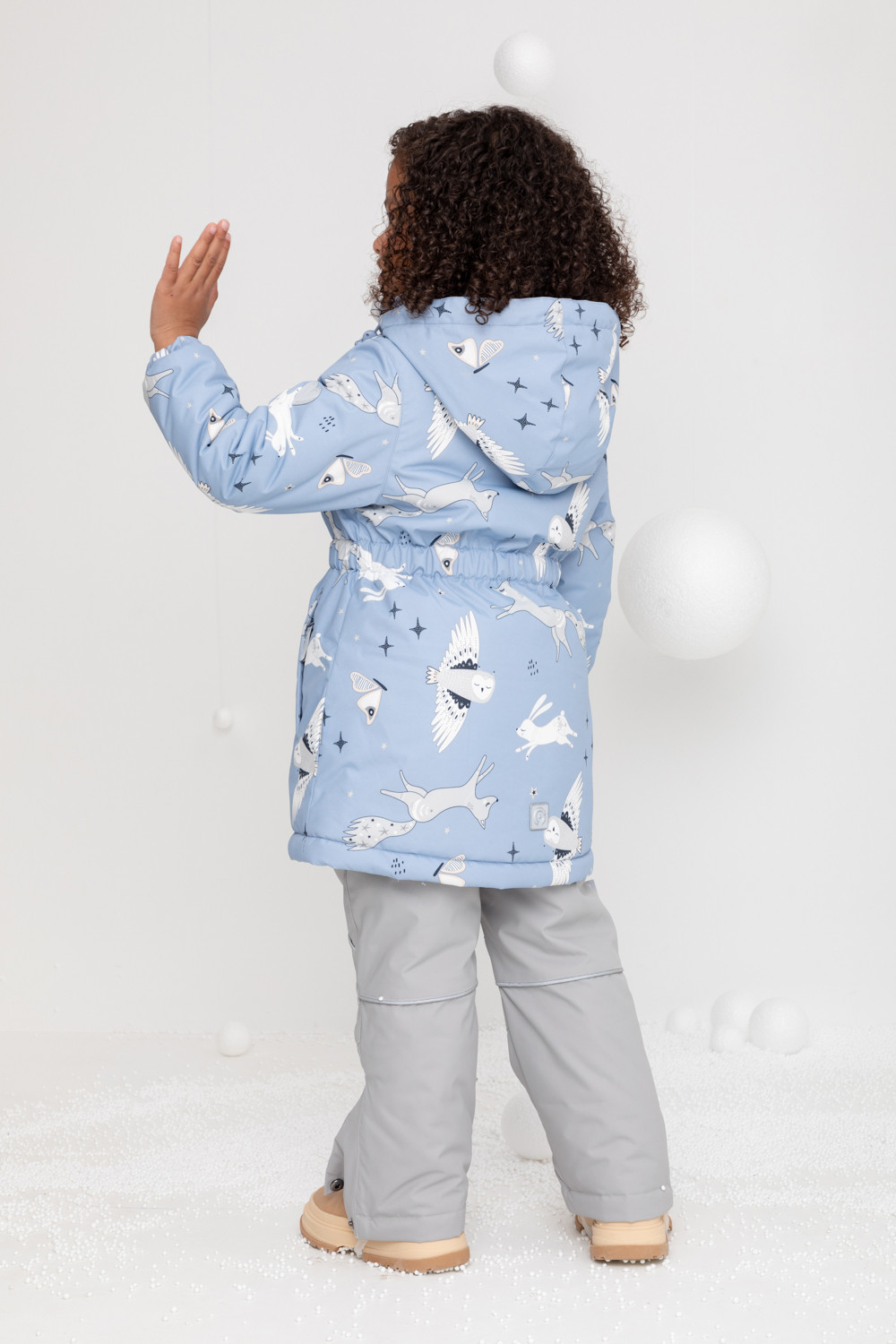 картинка Куртка зимняя для девочки Crockid ВК 38098/н/1 УЗГ от магазина детских товаров ALiSa