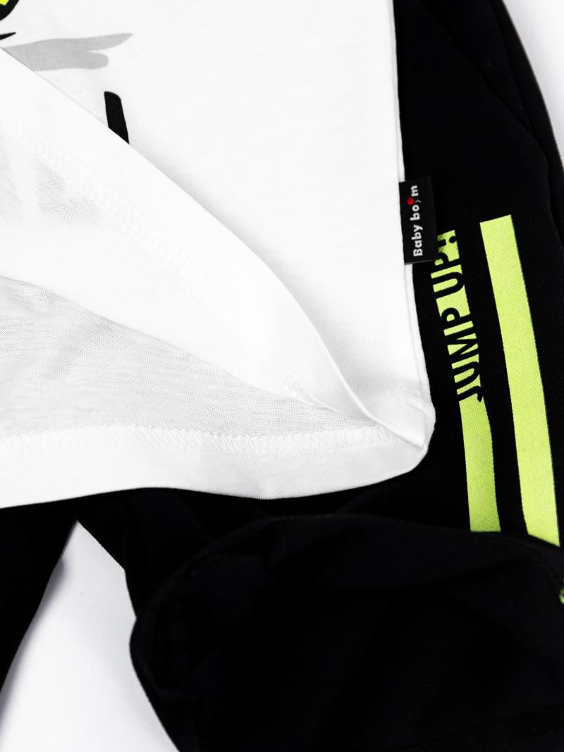 картинка Комплект для мальчика Baby Boom КД495/1 Белый, чёрный Б107 от магазина детских товаров ALiSa