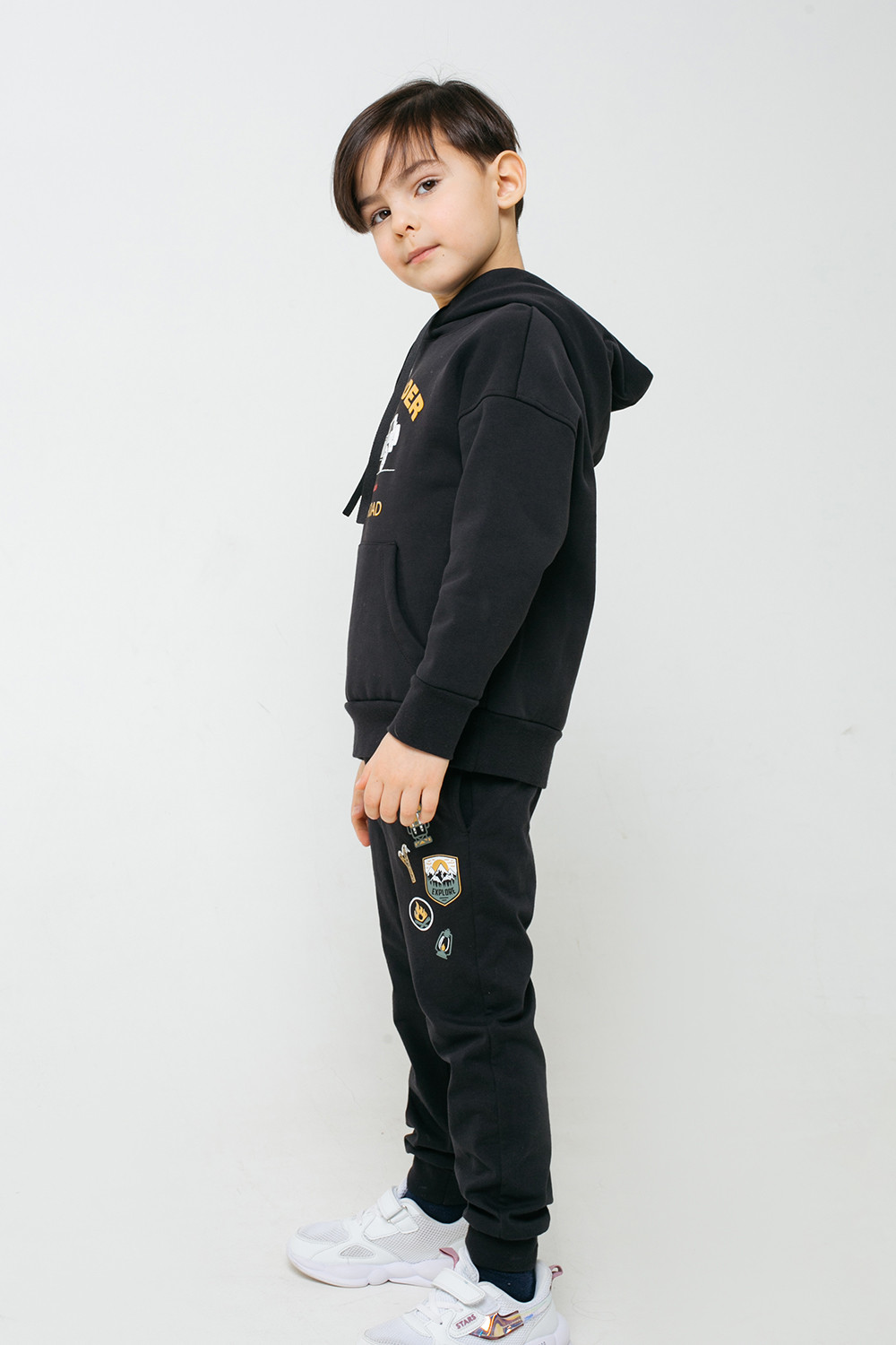 картинка Джемпер для мальчика Crockid К 301387 черный к1269 от магазина детских товаров ALiSa