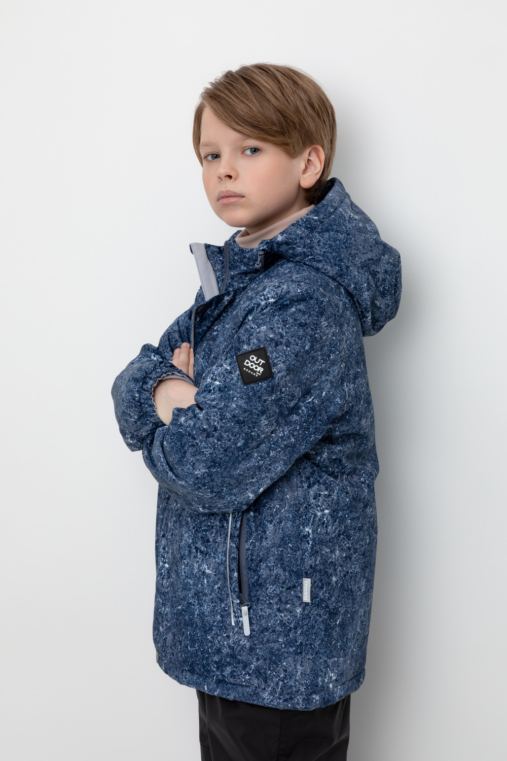 картинка Куртка зимняя для мальчика Crockid ВК 36088/н/1 ГР от магазина детских товаров ALiSa