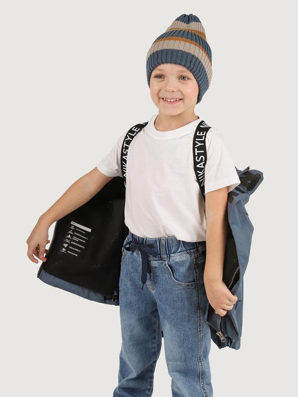 картинка Куртка утеплённая для мальчика NIKASTYLE 4м3325 Деним от магазина детских товаров ALiSa