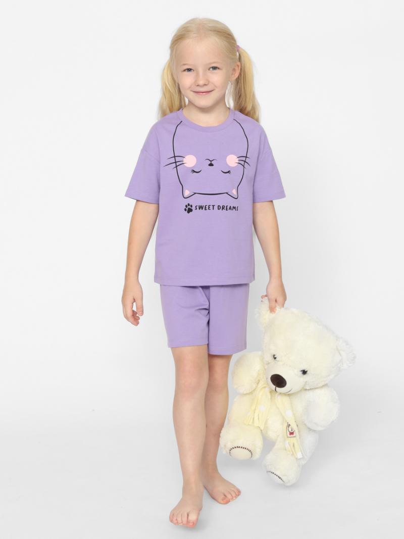 картинка Пижама для девочки Cherubino CWKG 50146-45 Лаванда от магазина детских товаров ALiSa