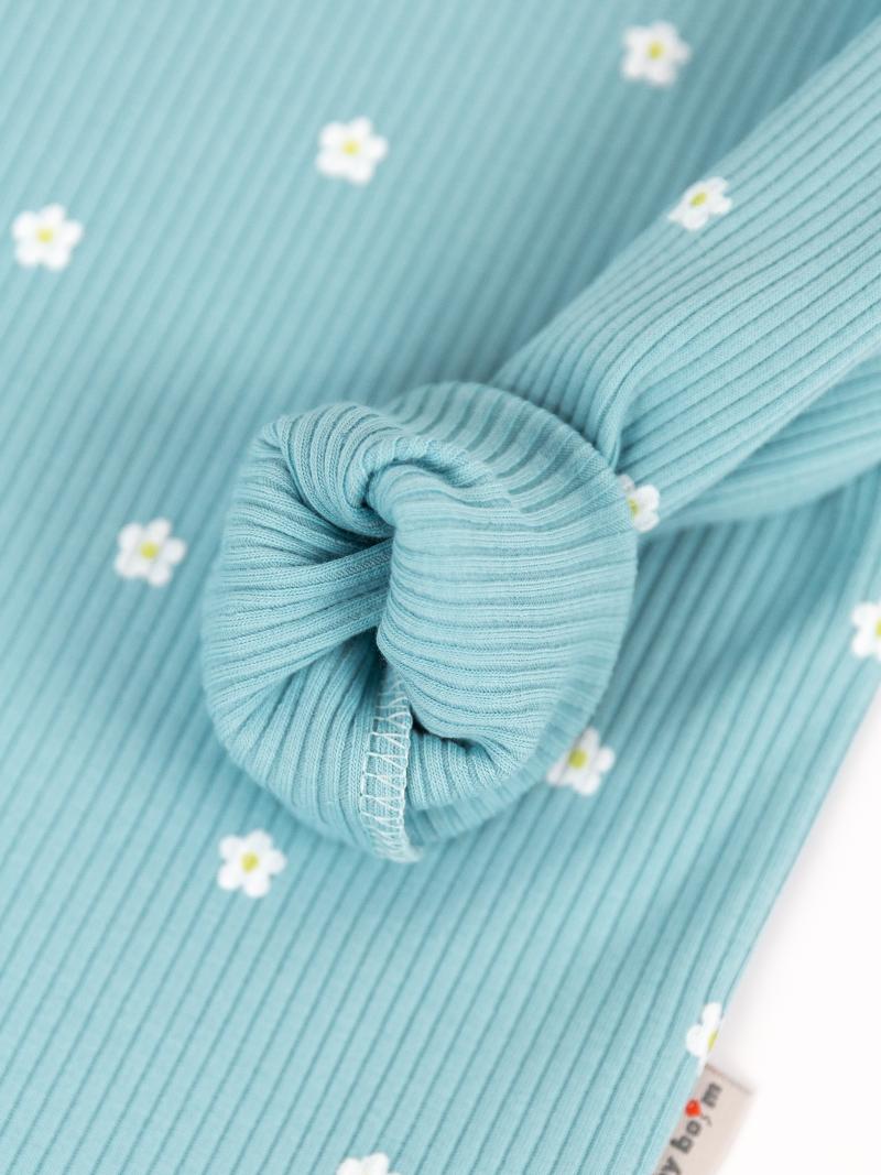 картинка Лонгслив для девочки Baby Boom Ф85/10-К Ромашки на ментоле от магазина детских товаров ALiSa