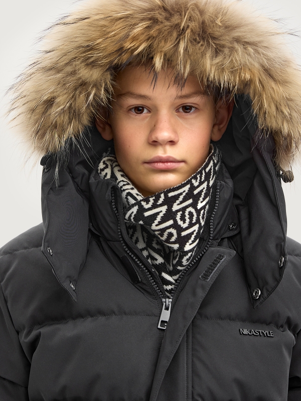 картинка Шарф детский NIKASTYLE 17з16925 Черный от магазина детских товаров ALiSa