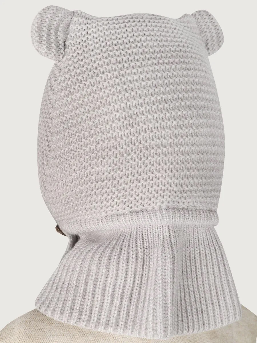 картинка Балаклава утепленная NIKASTYLE 10з15025 Светло-серый от магазина детских товаров ALiSa