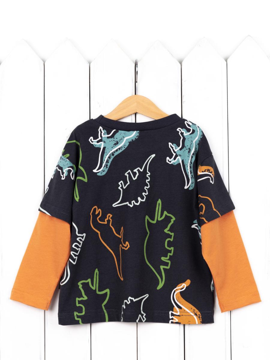 картинка Лонгслив для мальчика Baby Boom Ф131/2-К Дино Б116 от магазина детских товаров ALiSa