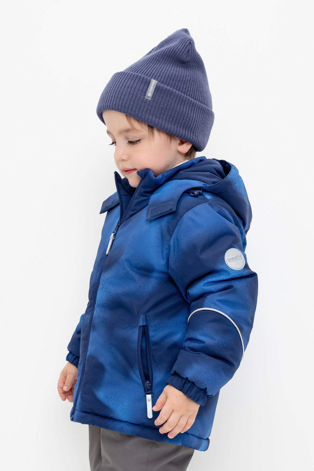 картинка Куртка зимняя для мальчика Crockid ВК 36089/н/2 ГР (122-146) от магазина детских товаров ALiSa