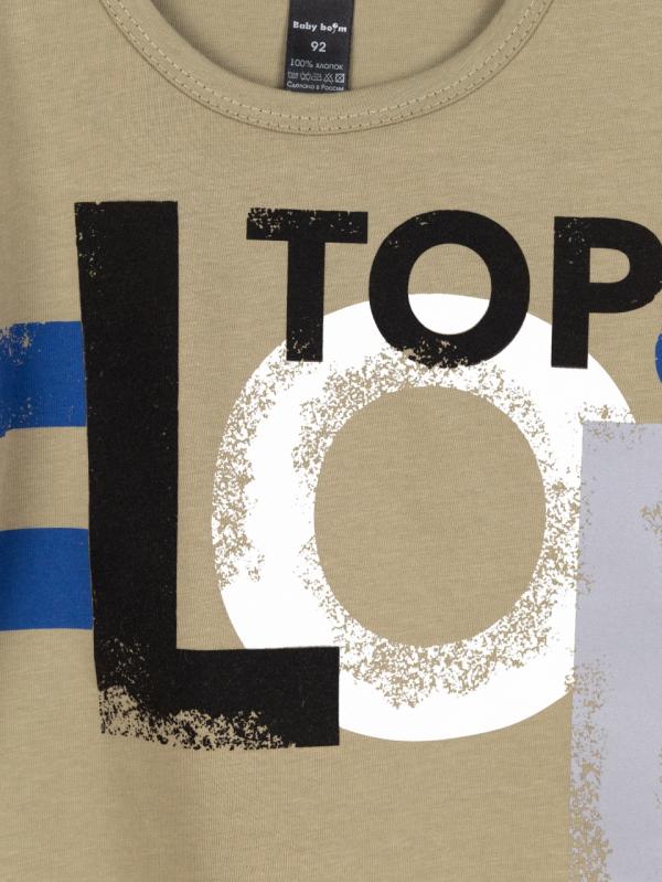 картинка Футболка для мальчика Baby Boom Ф154/5-К Олива Б120 от магазина детских товаров ALiSa